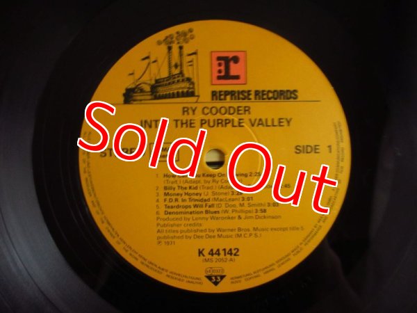 画像3: Ry Cooder / Into The Purple Valley (3)