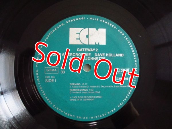 画像3: John Abercrombie - Dave Holland - Jack DeJohnette / Gateway 2 (3)