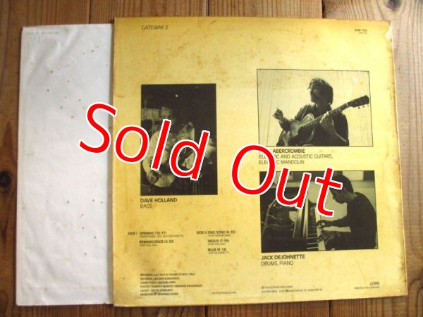 画像2: John Abercrombie - Dave Holland - Jack DeJohnette / Gateway 2 (2)