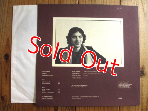 画像2: Ralph Towner / Solstice Sound And Shadows (2)