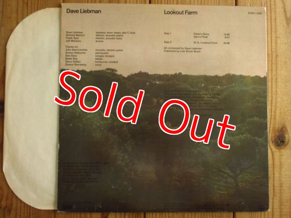 画像2: Dave Liebman / Lookout Farm (2)