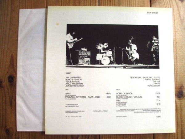 画像2: Jan Garbarek - Bobo Stenson - Terje Rypdal - Arild Andersen - Jon Christensen / Sart (2)