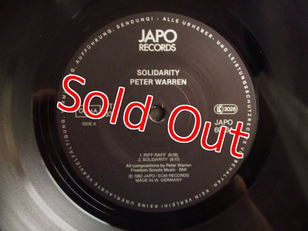 画像3: Peter Warren - John Scofield(g) / Solidarity (3)
