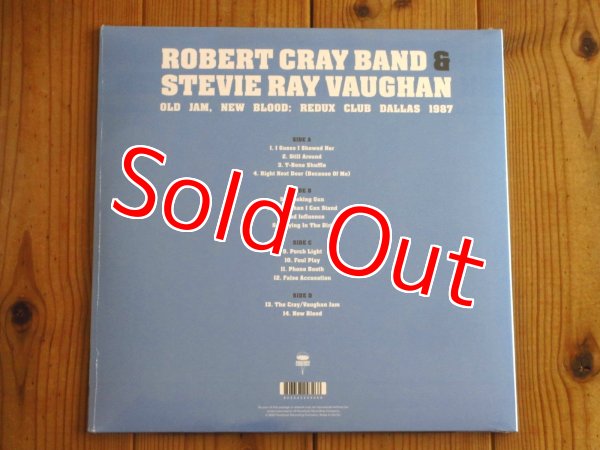 画像2: ロバートクレイとスティービーレイヴォーンによる共演ライブのアナログ盤が入荷！■The Robert Cray Band & Stevie Ray Vaughan / Old Jam, New Blood: Redux Club Dallas 1987 (2)