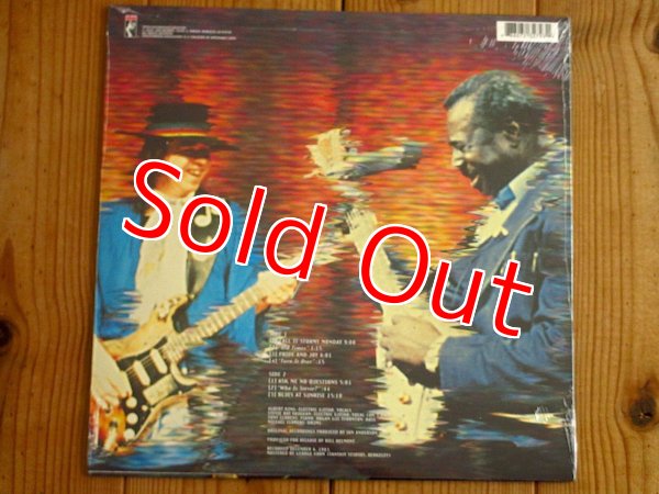 画像2: アルバートキングとスティービーレイヴォーンによる共演ライブのアナログ盤が入荷！■Albert King With Stevie Ray Vaughan / In Session (2)