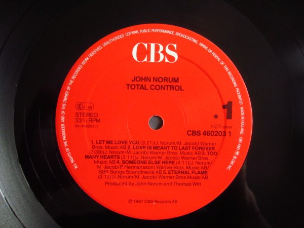 画像3: John Norum / Total Control (3)