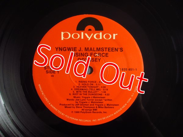 画像3: Yngwie J. Malmsteen's Rising Force / Odyssey (3)