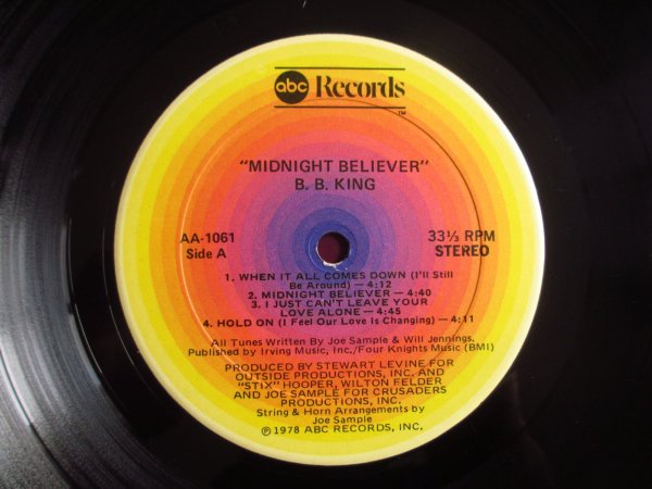 画像3: B.B. King / Midnight Believer (3)