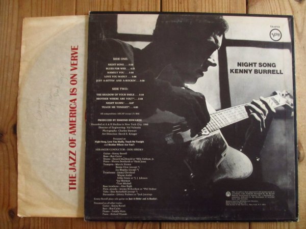 画像2: Kenny Burrell / Night Song (2)