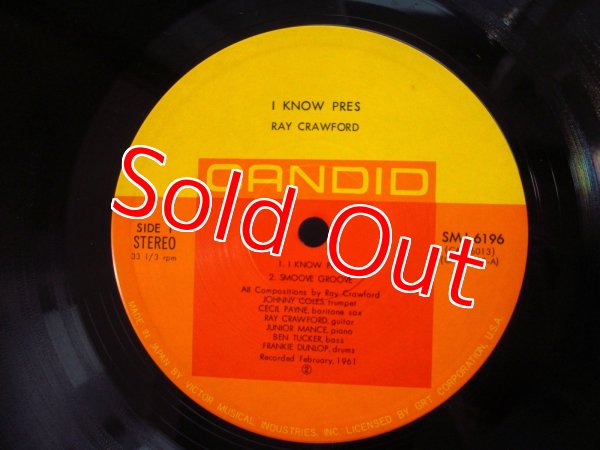 画像3: Ray Crawford / I Know Prez (3)