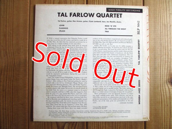 画像2: Tal Farlow Quartet / Tal Farlow Quartet (2)