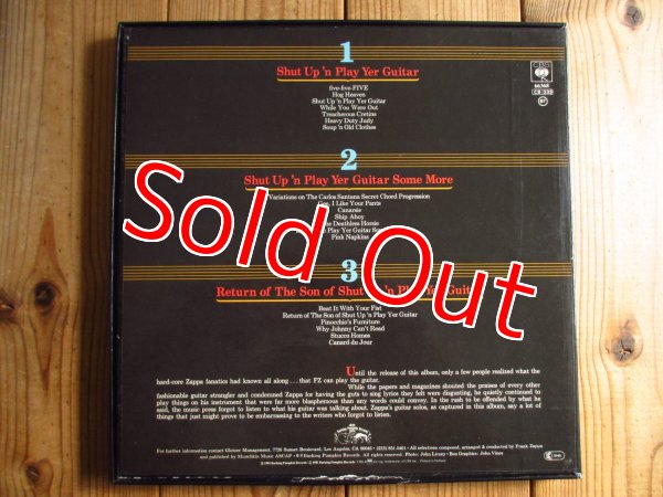 画像2: Frank Zappa / Shut Up 'N Play Yer Guitar (2)