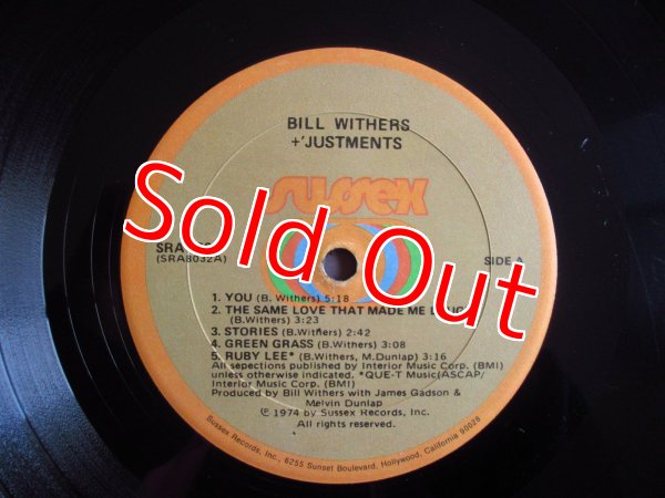 画像3: Bill Withers / +'Justments (3)