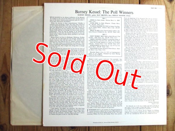 画像2: Barney Kessel / The Poll Winners (2)