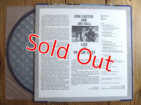 画像2: Jim Hall & Ron Carter / Live at Village West (2)
