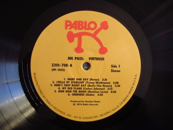 画像3: Joe Pass / Virtuoso (3)