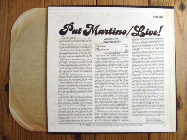 画像2: Pat Martino / Live! (2)