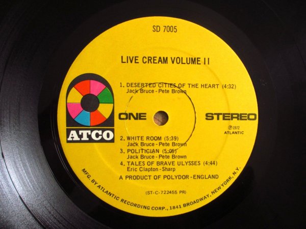 画像3: Cream / Live Cream Volume II (3)