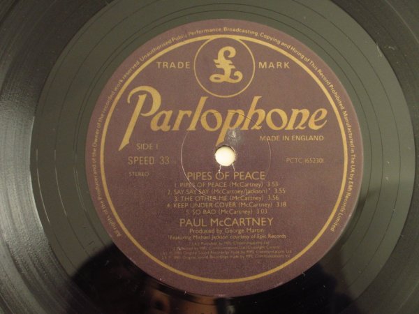 画像4: Paul McCartney / Pipes Of Peace (4)