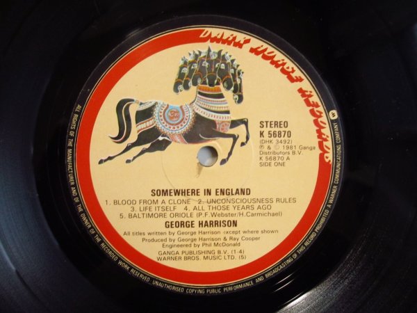 画像3: George Harrison / Somewhere In England (3)