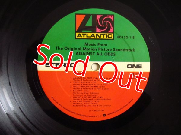 画像3: V.A. (Phil Collins, Larry Carlton, Peter Gabriel, etc.) / Against All Odds (Original Motion Picture Soundtrack) (3)