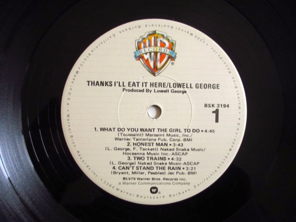 画像3: Lowell George / Thanks I'll Eat It Here (3)
