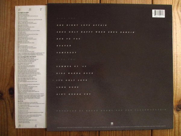 画像2: Bryan Adams / Reckless  (2)