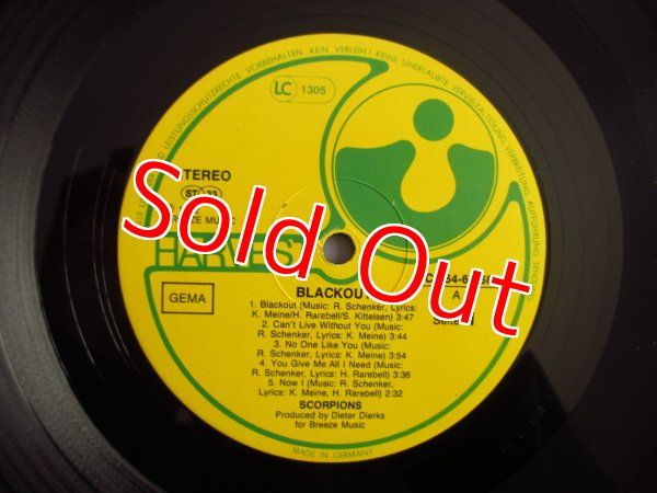 画像3: Scorpions / Blackout (3)