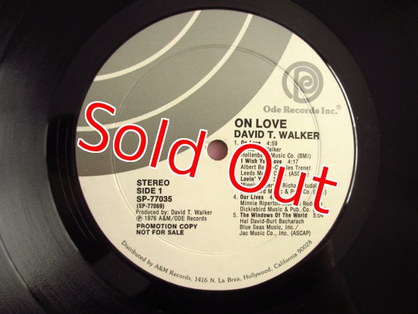 画像4: PROMOラベル！■David T. Walker / On Love (4)