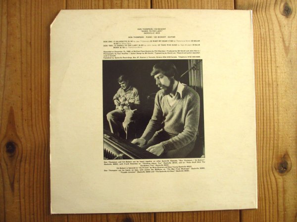 画像2: Ed Bickert, Don Thompson / Dance To The Lady (2)