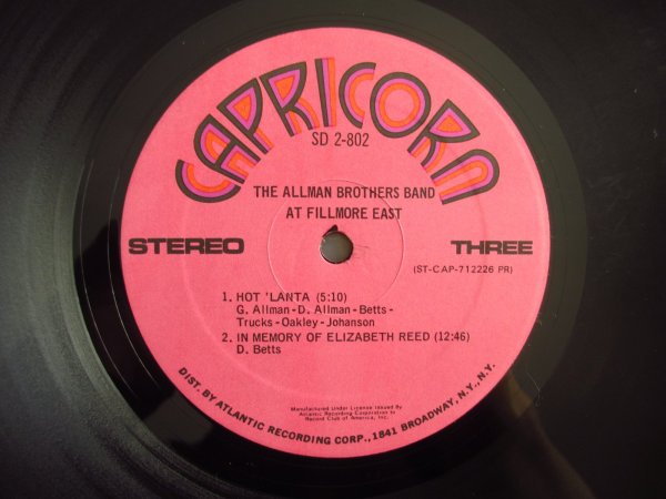 画像5: Allman Brothers Band / The Allman Brothers Band At Fillmore East (5)