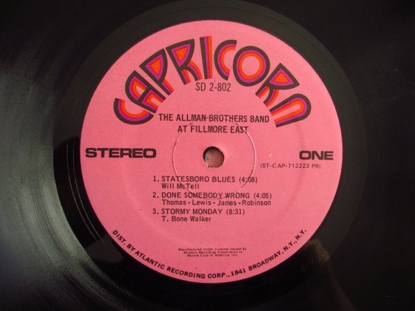 画像4: Allman Brothers Band / The Allman Brothers Band At Fillmore East (4)