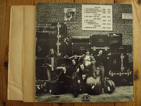 画像3: Allman Brothers Band / The Allman Brothers Band At Fillmore East (3)