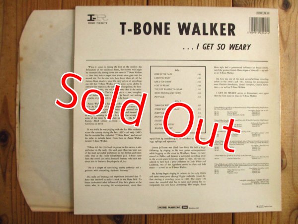 画像2: T-Bone Walker / I Get So Weary (2)