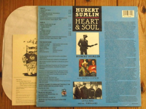 画像2: Hubert Sumlin With James Cotton & Little Mike And The Tornadoes / Heart & Soul (2)