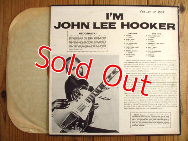 画像2: John Lee Hooker / I'm John Lee Hooker (2)