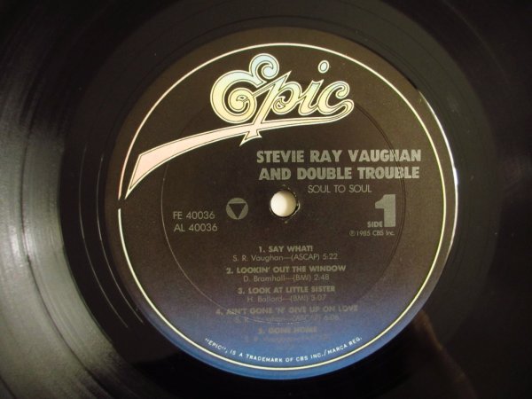 画像3: Stevie Ray Vaughan And Double Trouble / Soul To Soul (3)