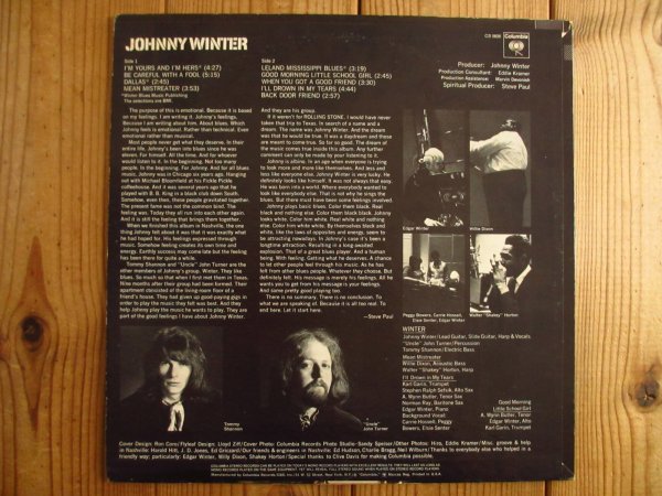 画像2: Johnny Winter / Johnny Winter (2)