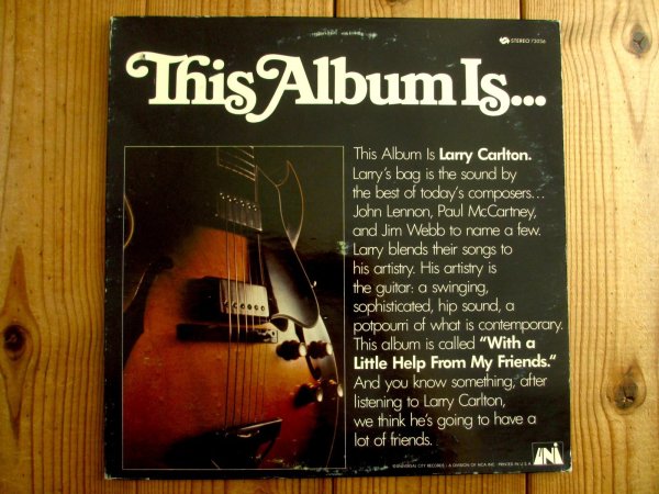 画像1: Larry Carlton / With A Little Help From My Friends (1)