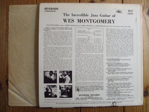 画像2: Wes Montgomery / The Incredible Jazz Guitar (2)