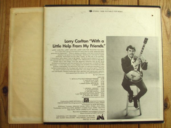 画像2: Larry Carlton / With A Little Help From My Friends (2)