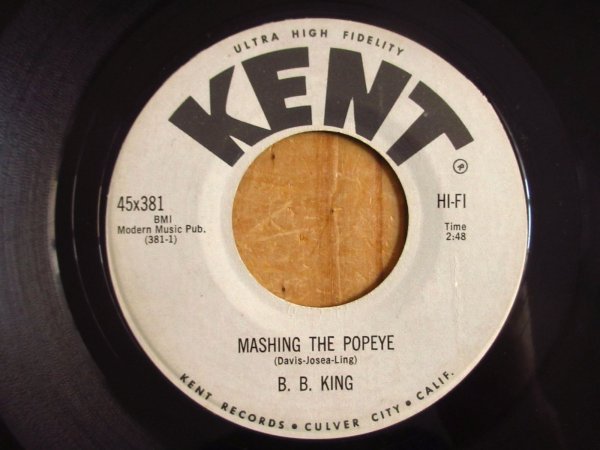 画像2: B.B. King / Mashing The Popeye - Tell Me Baby (2)