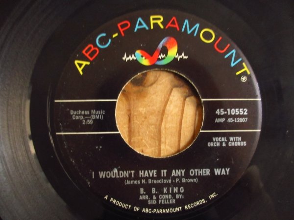 画像2: B.B. King / Help The Poor - I Wouldn't Have It Any Other Way (2)