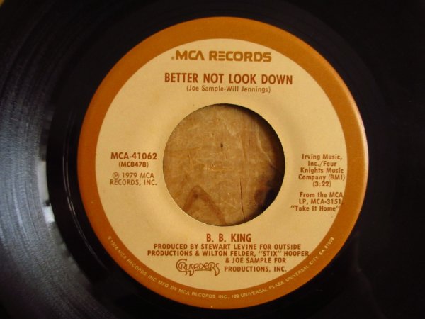 画像1: B.B. King / Better Not Look Down - Happy Birthday Blues (1)