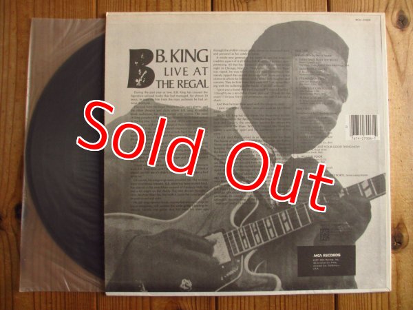 画像2: B.B. King / Live At The Regal (2)