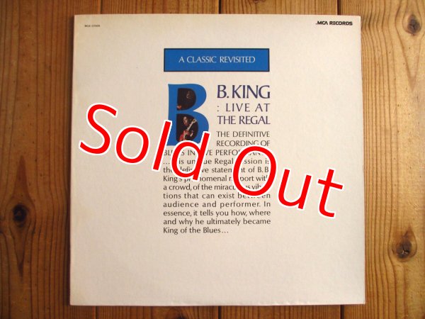 画像1: B.B. King / Live At The Regal (1)