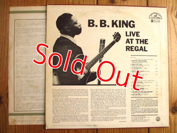 画像2: B.B. King / Live At The Regal (2)