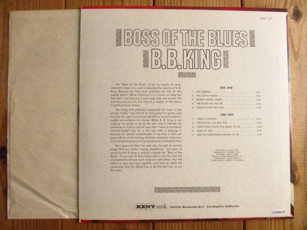 画像2: B.B. King / Boss Of The Blues (2)