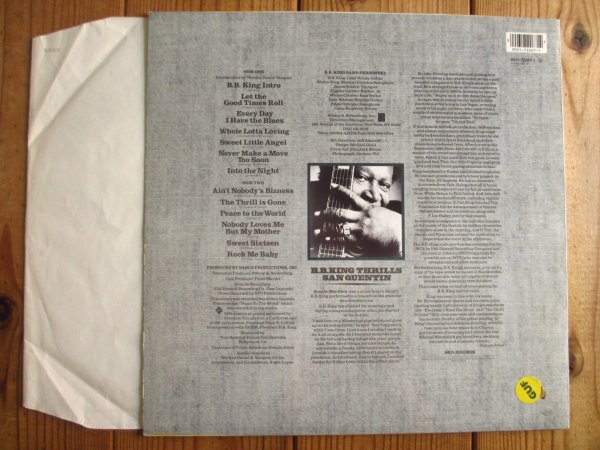 画像2: B.B. King / Live At San Quentin (2)