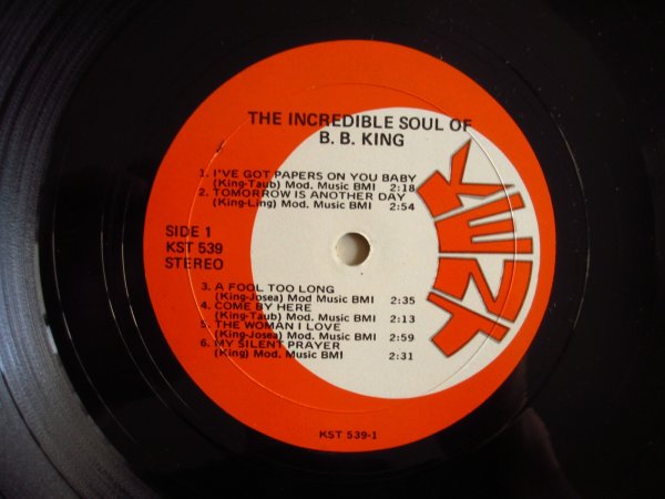 画像4: B.B. King / The Incredible Soul Of B.B. King (4)
